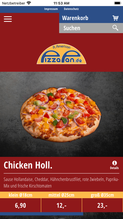 A. American Pizza Pan Screenshot