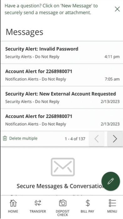 Alabama Central Credit Union Screenshot
