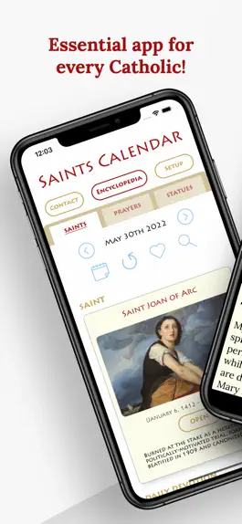 Game screenshot Catholic Saints Calendar Plus mod apk