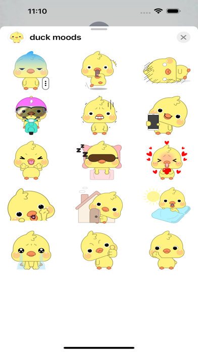 duck moods Screenshot