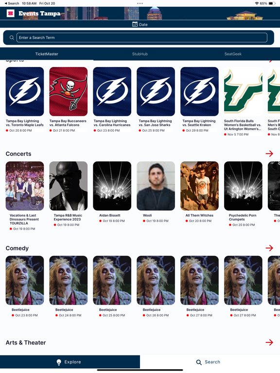 Screenshot #5 pour Events Tampa