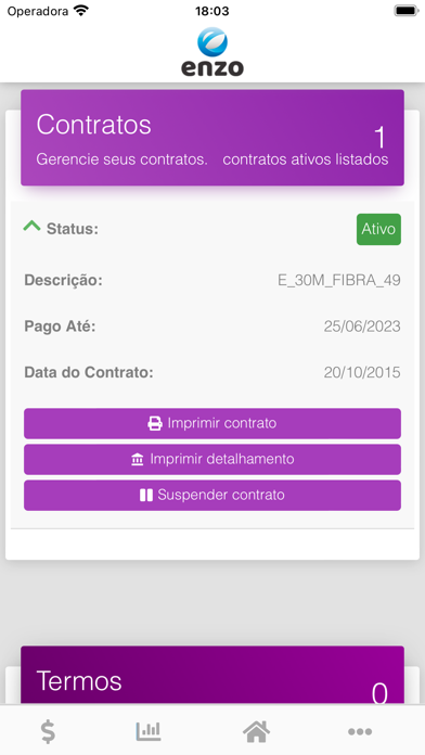 Enzo Internet Screenshot