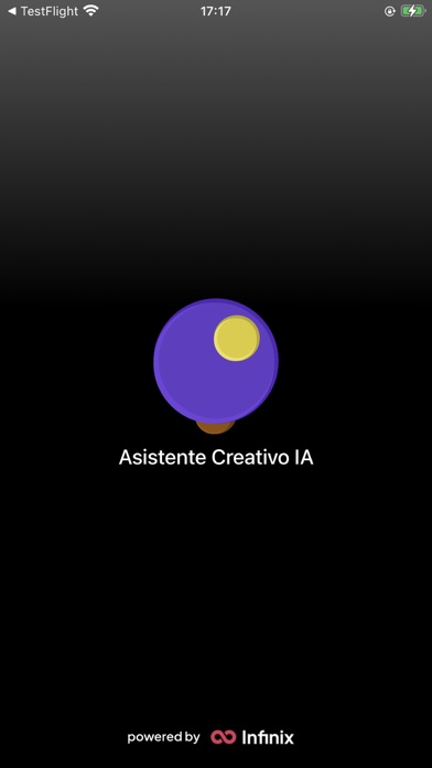 Screenshot 1 of Asistente Creativo AI App