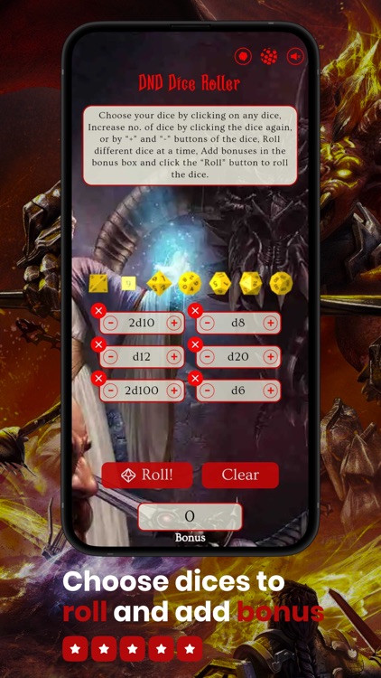 DnD Dice Roller: 7 Dice Styles screenshot-3