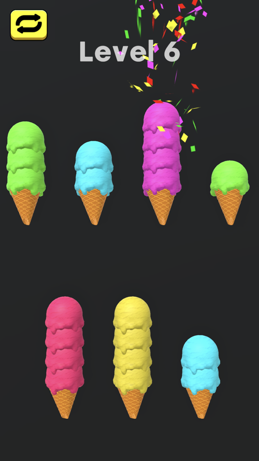#6. Ice Cream Sort (iOS) 来自: Indigo Bunting