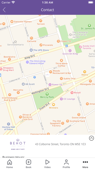 BeHot Yoga Toronto Screenshot