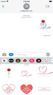 How to cancel & delete stickers that convey love 3