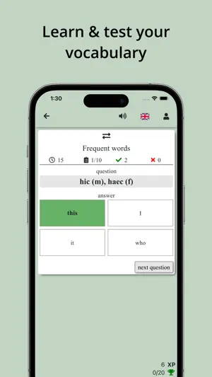 Perdisco - Learn Latin & Greek screenshot 2