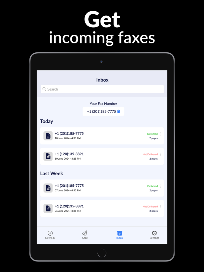 Send Fax from Mobile Phone App