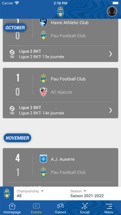 Screenshot #2 pour Pau Football Club