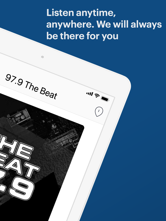 97.9 The Beat iPad screenshot 2 - Music app