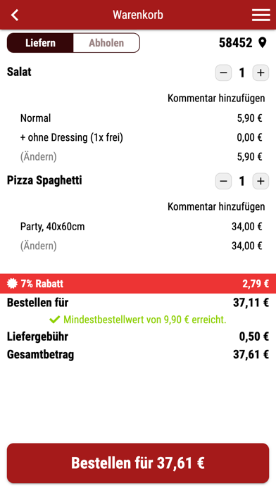 Spizzaria Screenshot