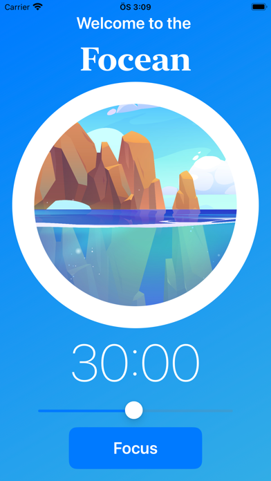 Focean - Focus App Screenshot