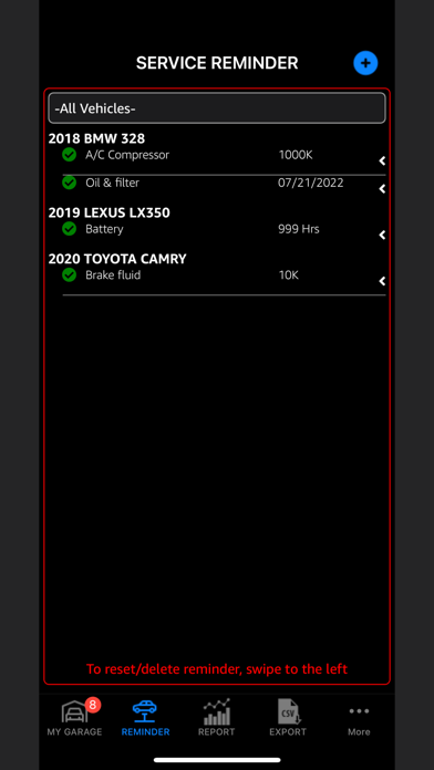 Screenshot #3 pour Vehicle Maintenance Tracker