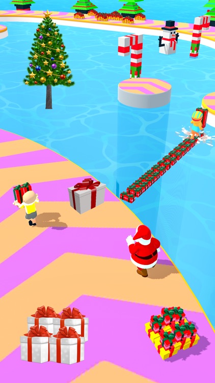 Santa Christmas Gift Race screenshot-3