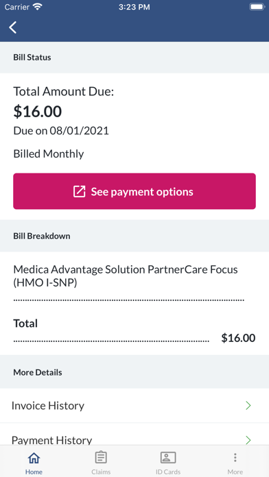 Medica Member Screenshot