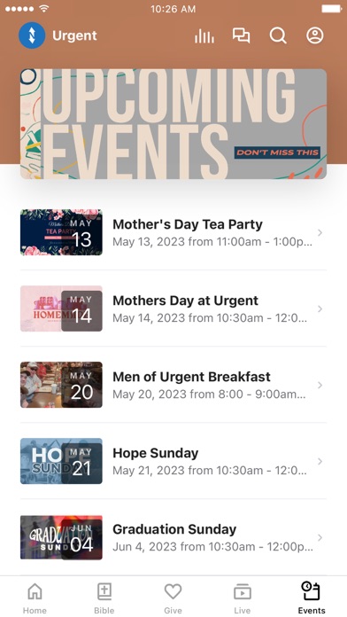 Urgent Church Screenshot