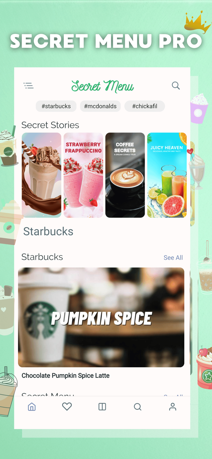 Secret Menu for Starbucks VIPs