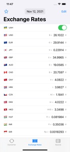 Hryvnia — NBU Exchange Rates screenshot #2 for iPhone