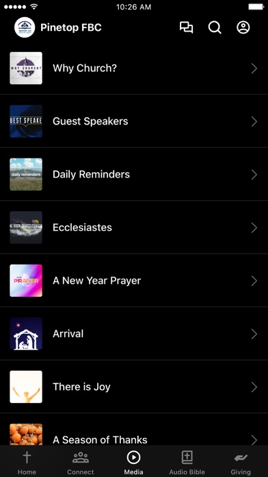 Pinetop First Baptist Church Screenshot