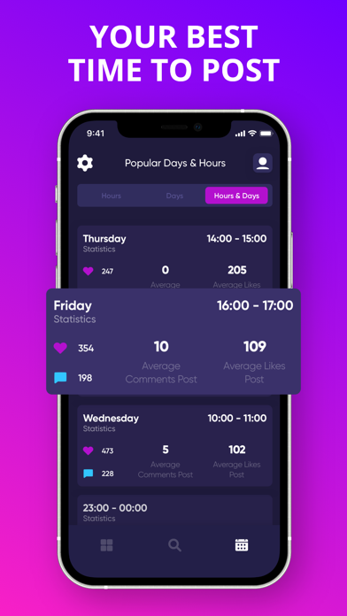 Followers Reports & Tracker Screenshot