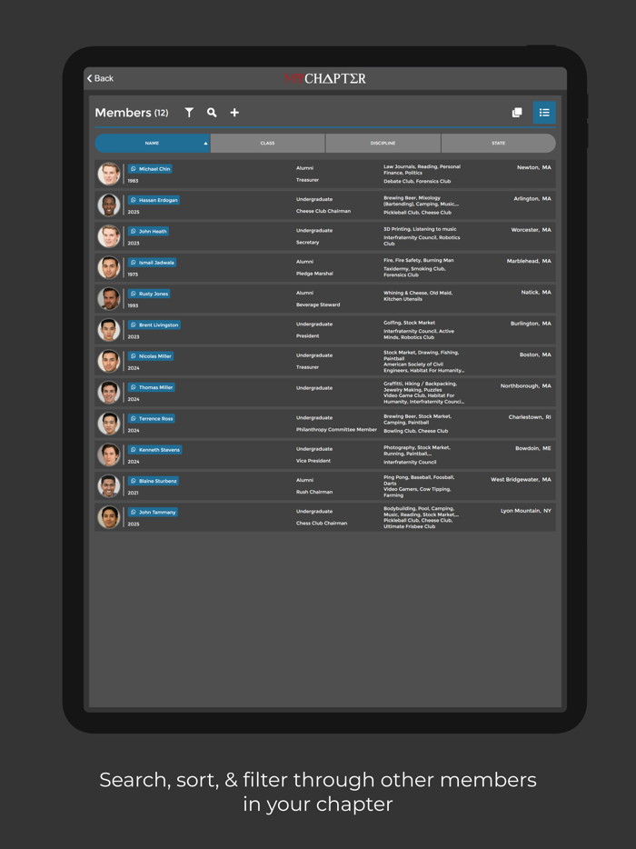 MyChapter - App For My Chapter