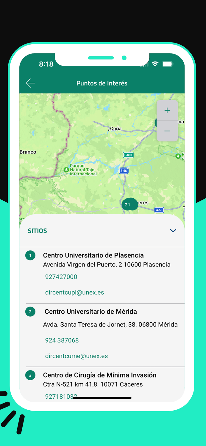 UEx App, Univ. de Extremadura