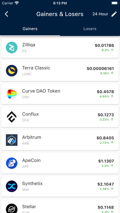 Crypto Insights - Price & Info Screenshot