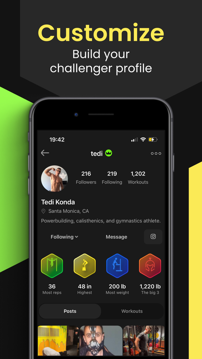 Top Challenger Workout and Train