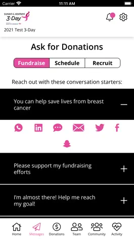 Game screenshot Susan G. Komen 3-Day® hack