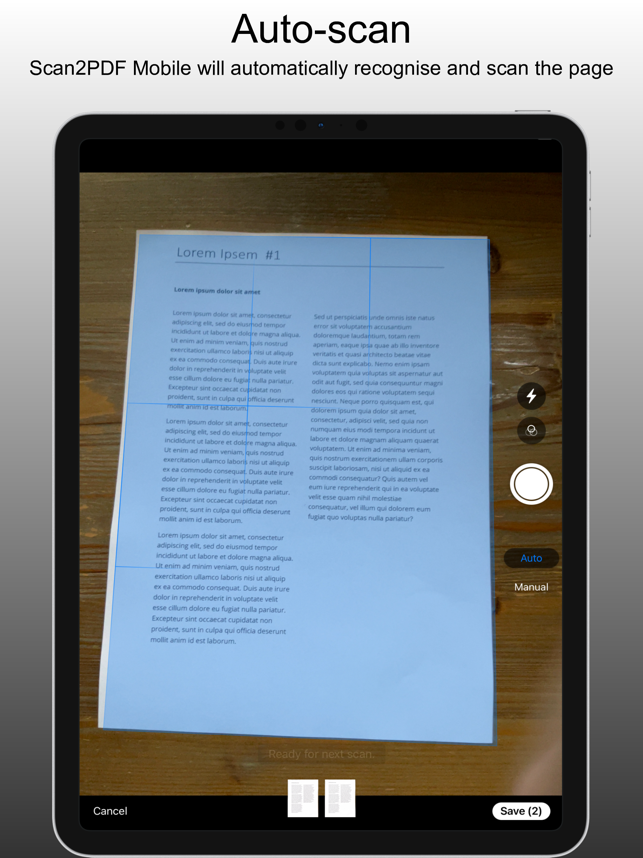 ‎Scan2PDF Mobile Screenshot
