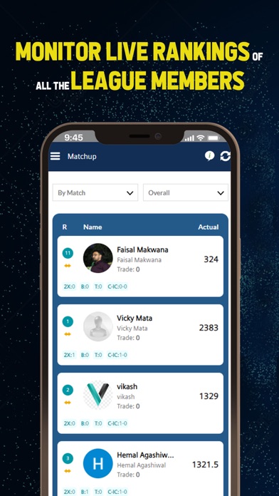 eClerx Fantasy Sports Screenshot