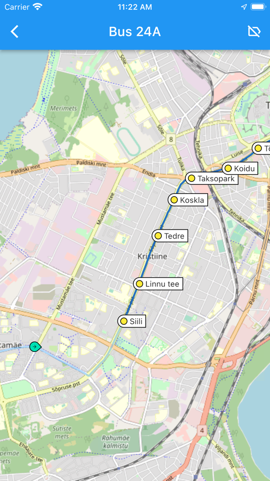 #5. Easy Transit Tallinn (iOS) بواسطة: AvatudKaart OU