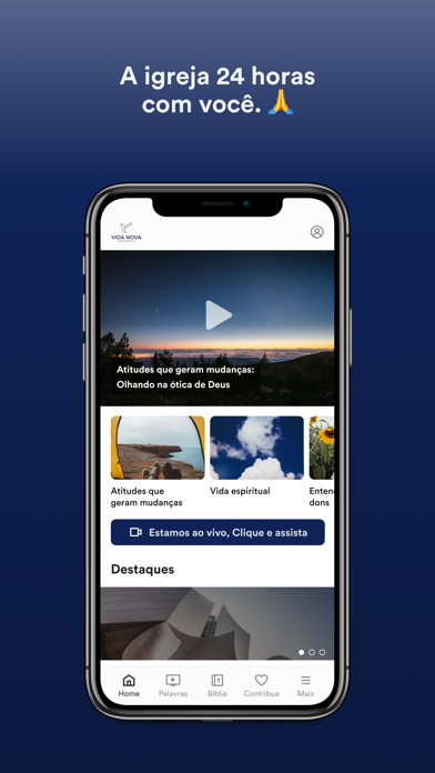 Igreja Apostólica Vida Nova Screenshot