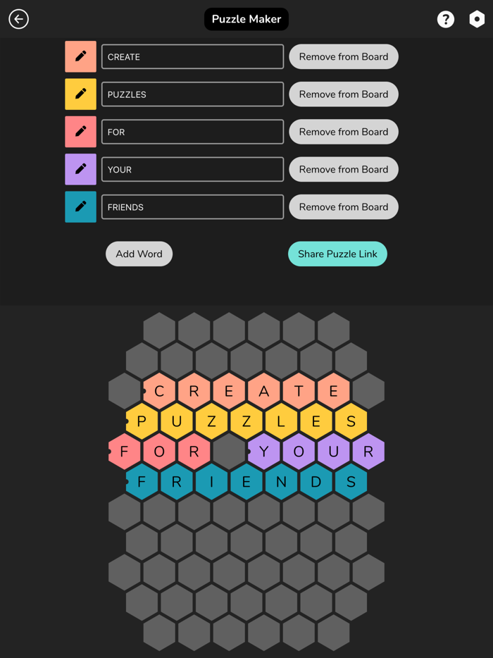 Honeycomb - Word Puzzle
