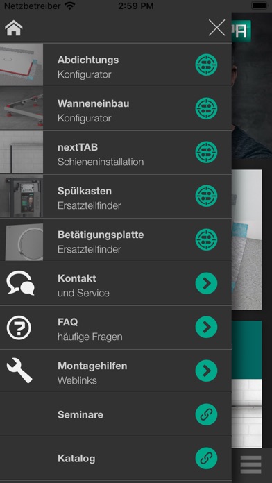 MEPA Service-App Screenshot