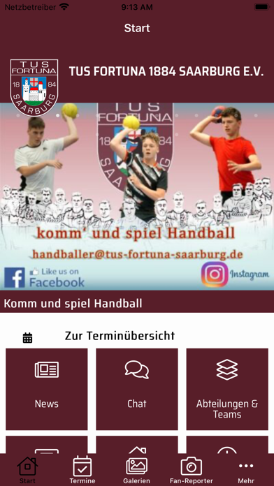 TuS Fortuna 1884 Saarburg e.V. Screenshot