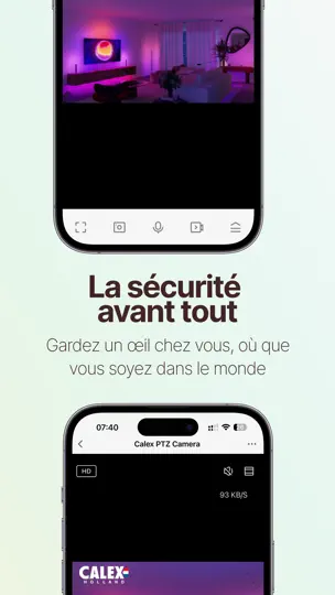 Capture d'écran de Calex Smart sur iPhone 3