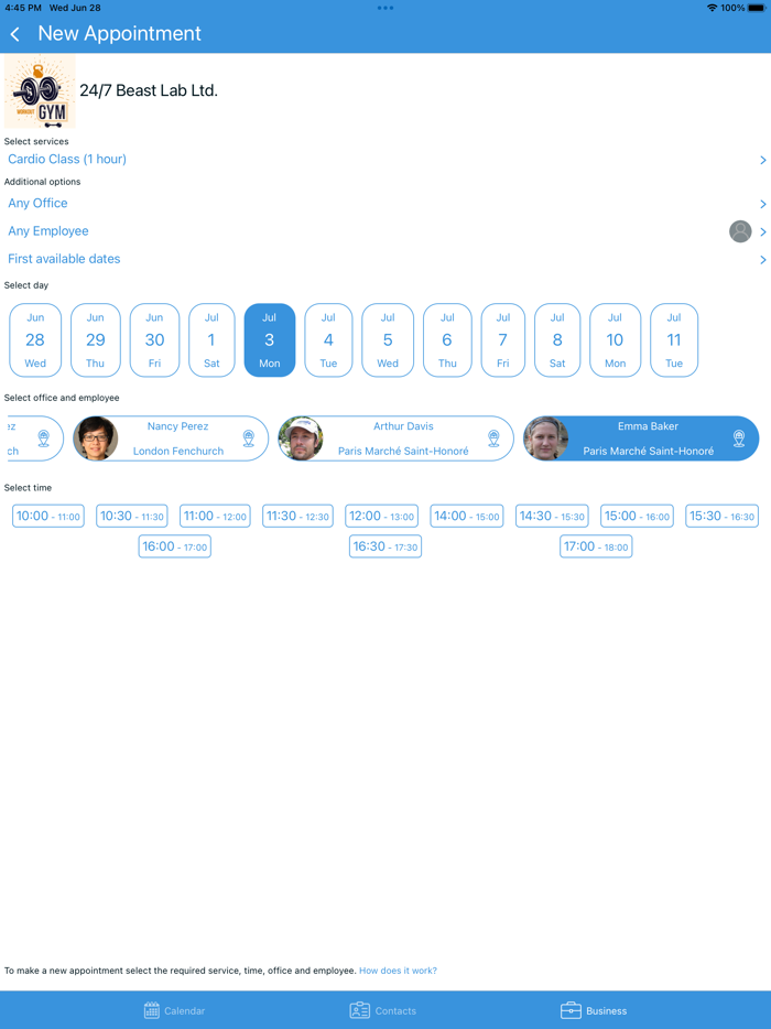 Apptu Business Scheduling