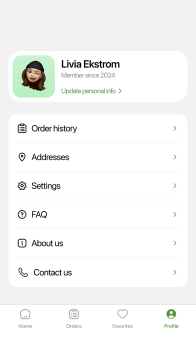 App screenshot
