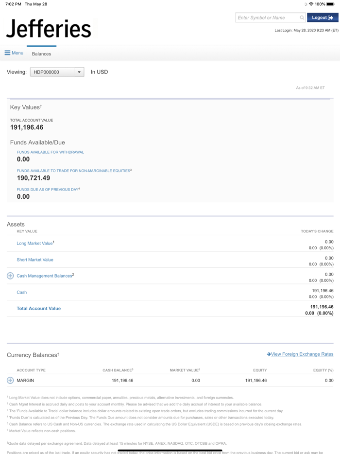 Jefferies Client Portal