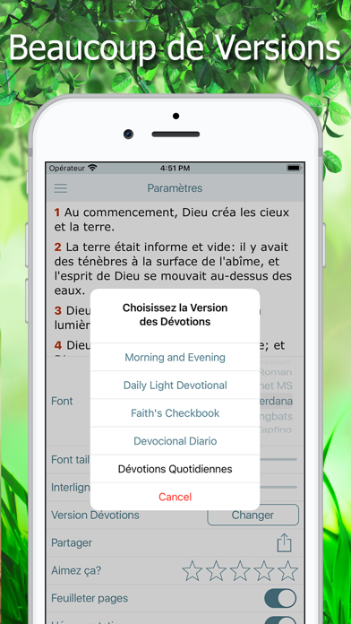 Screenshot #2 pour Dévotions Quotidiennes + Bible