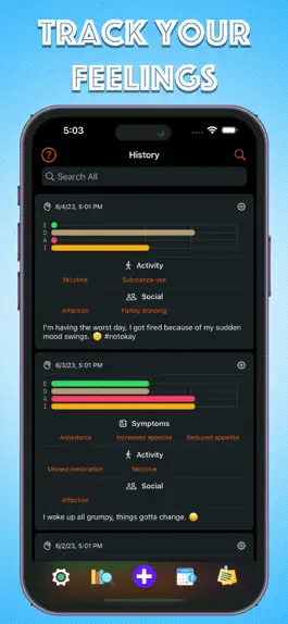 Game screenshot Borderline Mood Tracker - BPD apk