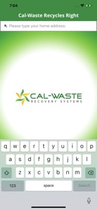 Cal-Waste Recycles Right screenshot #1 for iPhone