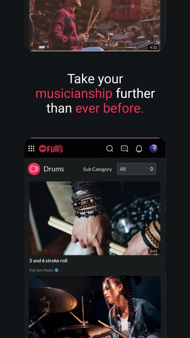 Full Jam Music Hub iPhone screenshot 8 - Music app