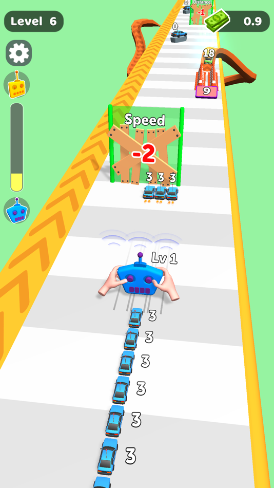 #6. Control Car Run (iOS) 由: Rollic Games