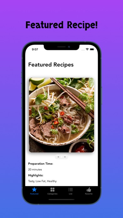 Home Cooking Recipes Screenshot