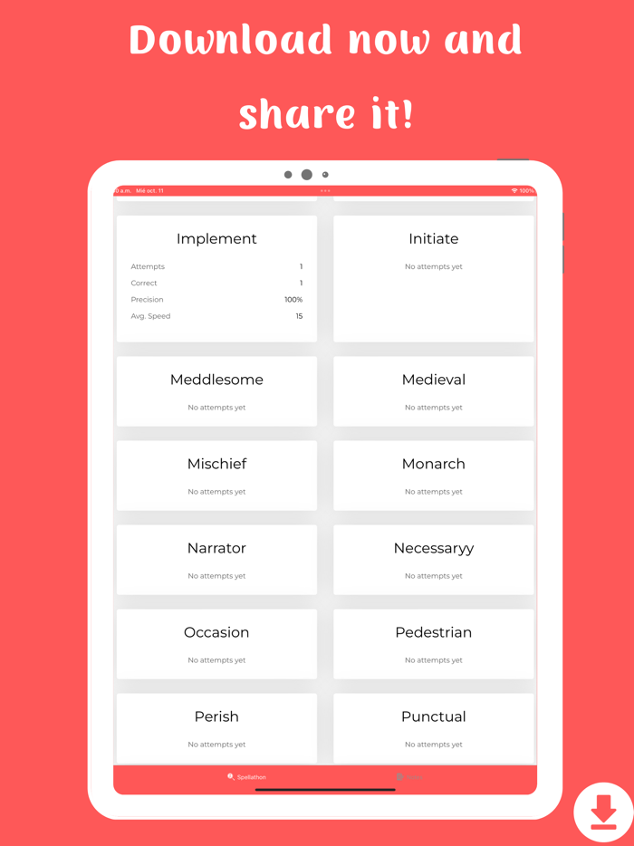 Spelling Test - Listening Test