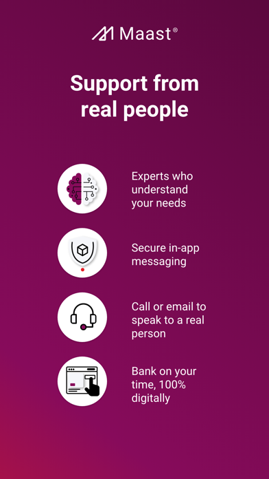 Maast: Business Banking Screenshot