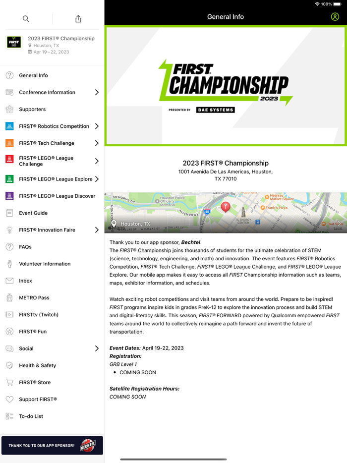 2023 FIRST® Championship